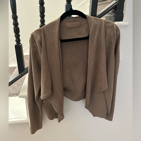 Blank NYC taupe suede blazer jacket, size small - Picture 1 of 3